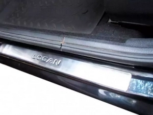 Накладки на пороги Dacia Logan I / MCV (04-13) - Omsa 4