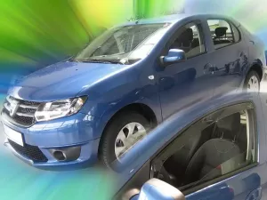 Дефлектори вікон Dacia Logan II (12-20) Sedan - Heko (вставні вітровики) 3