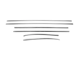 Хром нижние молдинги окон Fiat 500L (12-22) - Carmos 2
