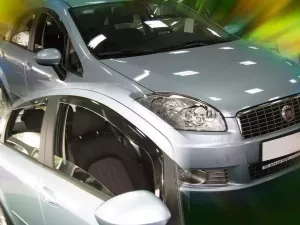 Дефлекторы окон Fiat Linea (07-18) - Heko (вставные) 4