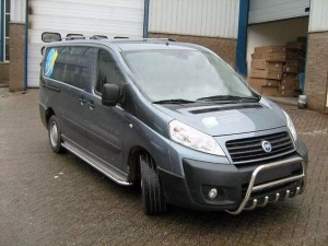 Пороги боковые Fiat Scudo II (07-15) - Premium 4