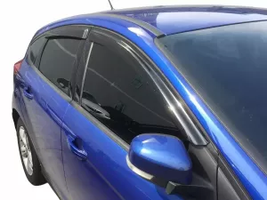 Дефлекторы окон Ford Focus III (C346; 11-18) Htb / Sedan - Hic (накладные)