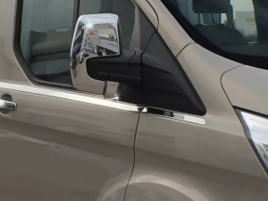 Хром нижні молдинги вікон Ford Custom (V362; 13-23) L2 довга база 8