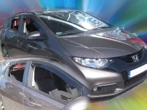 Дефлекторы окон Honda Civic 9 (14-16) Tourer - Heko (вставные) 4