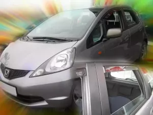 Дефлекторы окон Honda Jazz / Fit III (08-13) 5D - Heko (вставные) 4