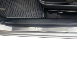 Накладки на пороги Hyundai i20 I (PB; 08-14) - Carmos 3