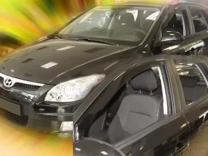 Дефлекторы окон Hyundai i30 (FD; 07-12) HB - Heko (вставные) 4