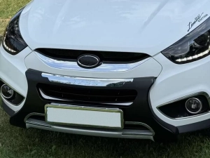 Накладка под передний бампер Hyundai ix35 (10-15) - центральная 3