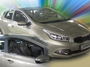 Дефлекторы окон Kia Ceed II (JD; 12-18) 5D HB - Heko (вставные ветровики) 3