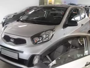 Дефлектори вікон KIA Picanto II (TA; 11-17) 3D - Heko (вставні) 4