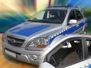 Дефлекторы окон Kia Sorento I (BL; 02-09) - Heko (вставные) 3