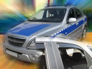 Дефлекторы окон Kia Sorento I (BL; 02-09) - Heko (вставные) 4