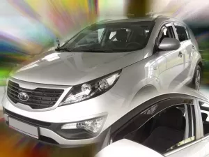 Дефлекторы окон KIA Sportage III (SL; 10-15) - Heko (вставные) 3