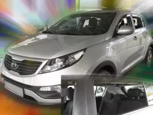 Дефлекторы окон KIA Sportage III (SL; 10-15) - Heko (вставные) 4