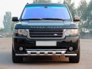 Захист передній Range Rover III Vogue (L322; 02-12) - труба із зубцями 3