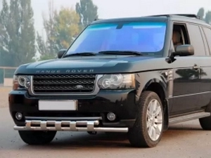 Захист передній Range Rover III Vogue (L322; 02-12) - труба із зубцями 4