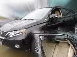 Дефлектори вікон Lexus RX III (AL10; 09-15) - Heko (вставні) 4