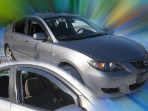 Дефлекторы окон Mazda 3 I (03-09) Sedan - Heko (вставные) 4