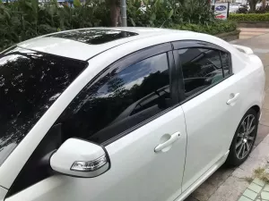Дефлектори вікон Mazda 3 I (BK; 03-09) Sedan - Hic (накладні) 6