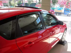 Дефлектори вікон Mazda 3 I (BK; 03-08) Hatchback - Hic (накладні) 5