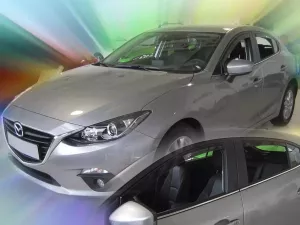 Дефлектори вікон Mazda 3 III (BM; 13-18) Sedan / HB - Heko (вставні) 3