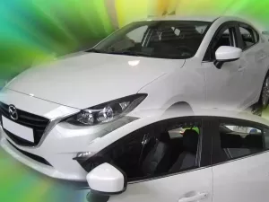 Дефлектори вікон Mazda 3 III (BM; 13-18) Sedan / HB - Heko (вставні) 4