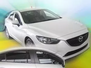 Дефлектори вікон Mazda 6 III (GJ; 12-24) Седан - Heko (вставні) 4