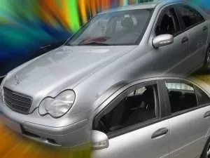 Дефлекторы окон Mercedes C W203 (00-07) Sedan - Heko (вставные) 3