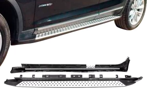 Пороги бічні BMW X3 F25 (11-17) - оригінал стиль точками