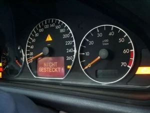 Кольца в щиток приборов Mercedes W210 (00-02) рестайлинг 3