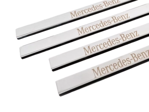 Накладки на пороги Mercedes E W210 (00-02) 3