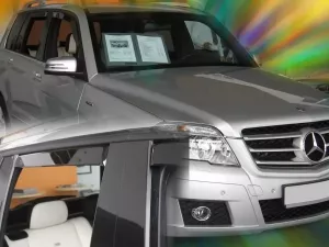 Дефлектори вікон Mercedes GLK X204 (08-15) - Heko (вставні) 4