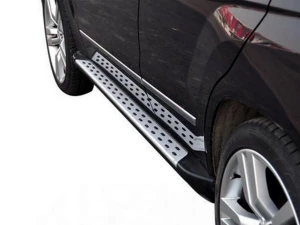 Пороги боковые Mercedes GLK X204 (08-15) - оригинал стиль 5