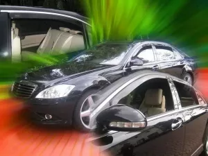 Дефлектори вікон Mercedes S W221 (07-13) USA - Heko (вставні) 4