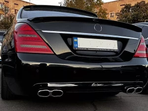 Насадки на глушитель Mercedes S W221 (05-13) - S65 AMG стиль 3