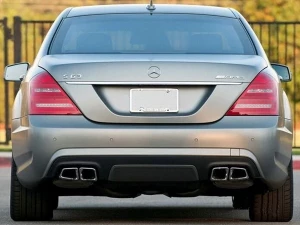 Насадки на глушитель Mercedes S W221 (05-13) - S63 AMG стиль 4