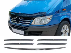 Хром накладки на решітку Mercedes Sprinter CDI (02-06) - 5 шт