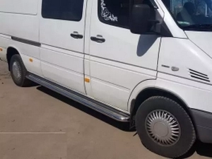 Боковые подножки Mercedes Sprinter W901 (95-06) - Premium серия 4