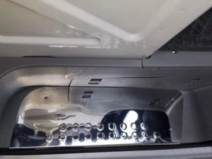 Накладки на внутрішні пороги Mercedes Sprinter W906 (06-18) - Omsa (3 шт) 3