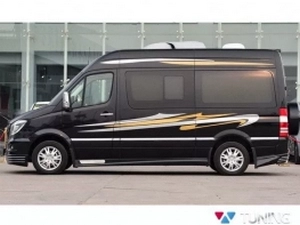 Хром молдинги дверні Mercedes Sprinter W906 (06-18) 6