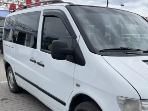 Дефлекторы окон Mercedes Vito W638 (96-03) - Hic (накладные) 7