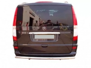 Защита задняя Mercedes Vito W639 (03-14) - труба прямая 2