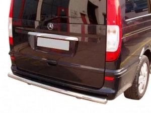 Защита задняя Mercedes Vito W639 (03-14) - труба прямая 4