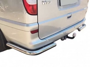 Углы задние Mercedes Vito W639 (03-14) - трубки одинарные 4