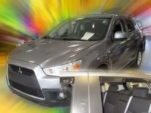Дефлектори вікон Mitsubishi ASX I (GA; 10-23) - Heko (вставні) 4