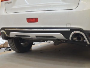 Накладка заднего бампера Mitsubishi ASX (13-15) - ABS 4