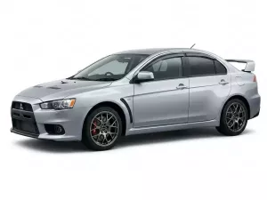 Дефлектори вікон Mitsubishi Lancer X (07-15) - Hic (накладні) 7