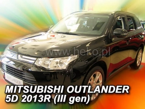Дефлектори вікон Mitsubishi Outlander III (13-21) - Heko (вставні) 3