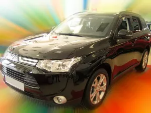 Дефлекторы окон Mitsubishi Outlander III (13-21) - Heko (вставные) 4