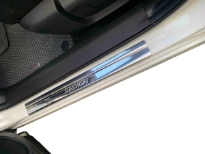 Накладки на пороги Nissan Qashqai II (J11; 14-21) - Omsa 7